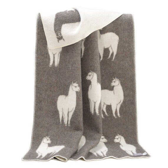 Wolldecke Schurwolldecke Tagesdecke Sofadecke Überwurf Alpaca Wolle Alle Größen 