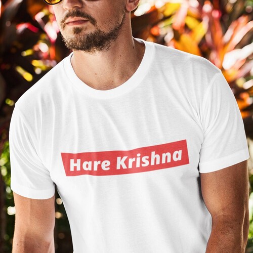 Hare Krishna Shirt Yoga Meditation Spiritual T-shirt ISKCON - Etsy