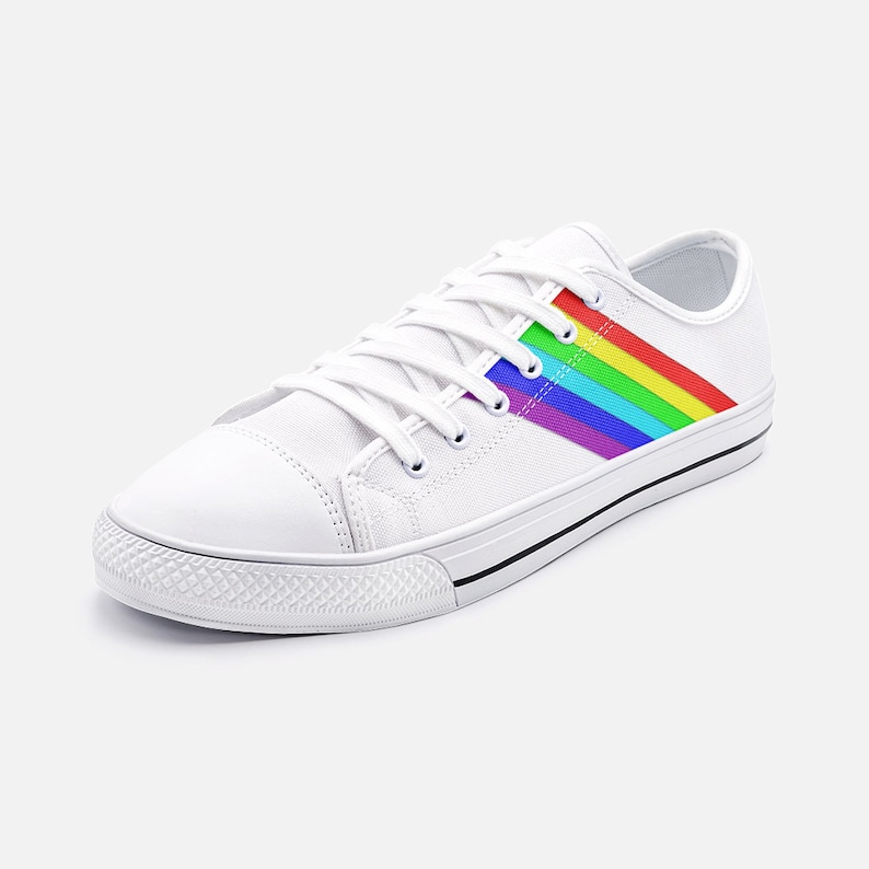 Gay Pride Shoes LGBT Unisex Low Top Sneaker - Etsy India