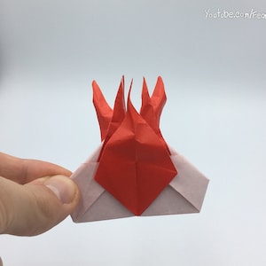 Origami Fire Badge