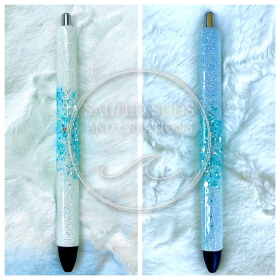 Custom UV White to Blue Color Changing Pen custom Color Changing Gel Pen  Refillable Pens UV Color Changing Custom Gifts Gift 