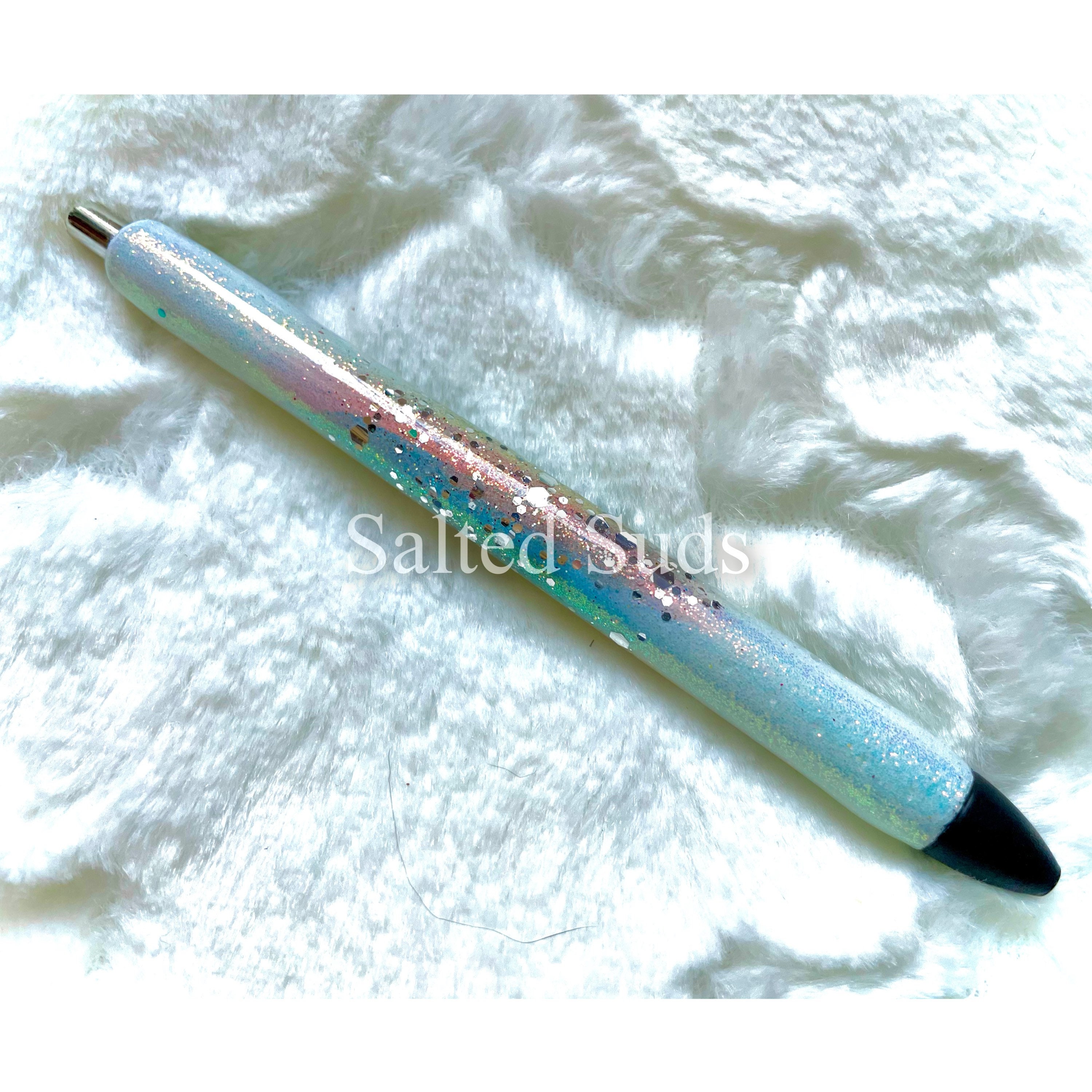 Lighted Unicorn Pen with Glitter Rainbow Colors – The Pink Pigs