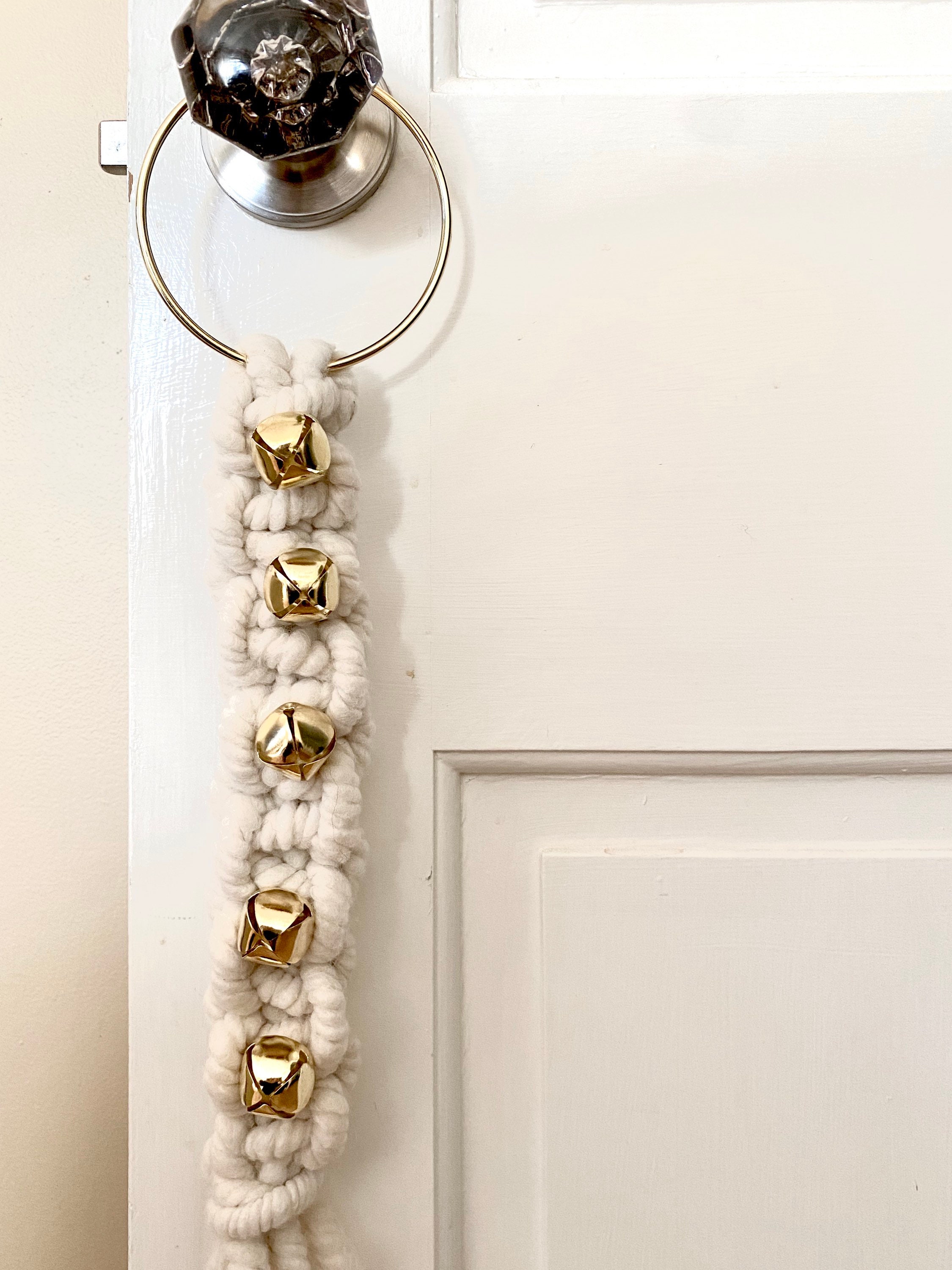 Christmas Doorknob Hanger jingle bell door hanger Etsy