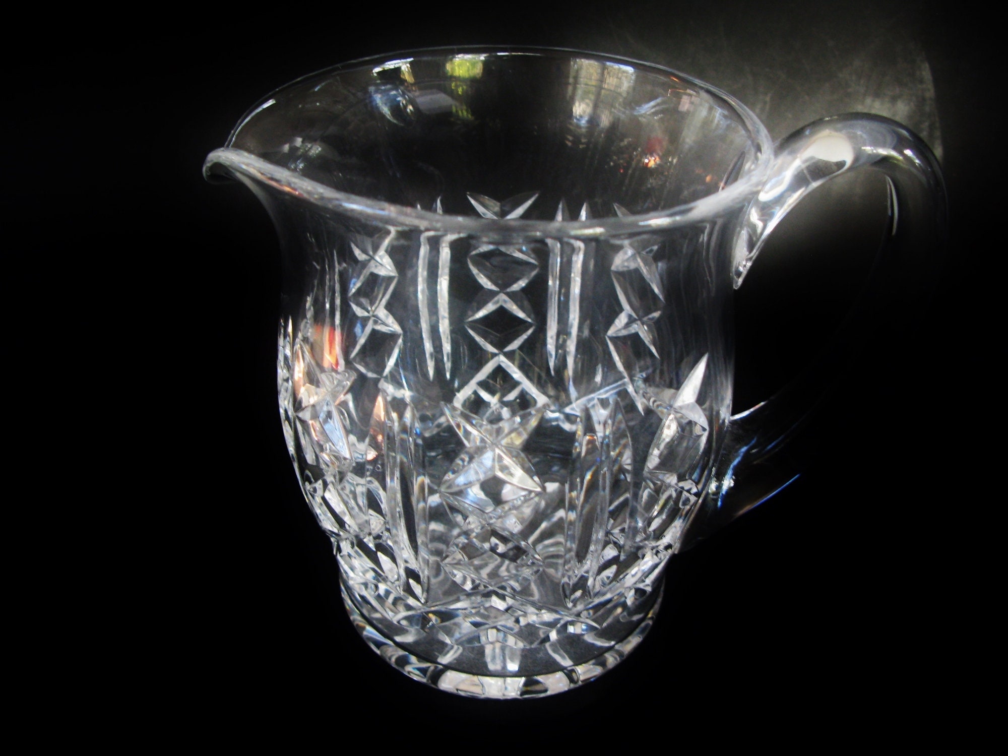 Waterford Crystal Pitcher Glengarriff Pattern Discontinued Etsy