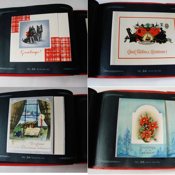 Christmas Cards Salesmans Sample Book - Etsy