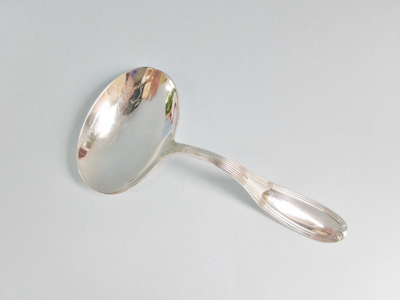 Sterling Silver Serving Flatware Piece Birks Roden Brothers Stratford Gravy Ladle Sauce Spoon