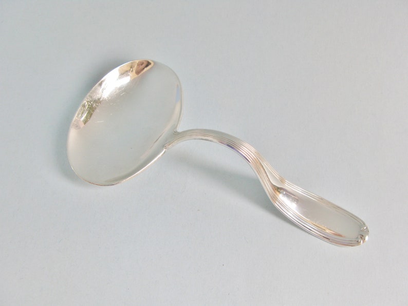 Sterling Silver Serving Flatware Piece Birks Roden Brothers Stratford Gravy Ladle Sauce Spoon