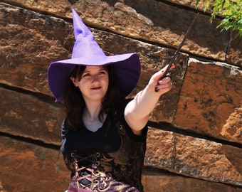 Witch Hat, Wizard Hat, Pointy Hat, Cosplay, Costume Hat, Warlock Hat