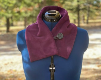 Bufanda de cuello, Bufandas, Calentador de cuello, Abrigo de polar, Accesorio de invierno, Bufanda sólida, Regalo de Navidad - COLORES ACTUALIZADOS