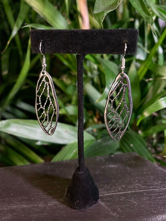 Wing earrings fairy wing earrings dragonfly earrings dragon wings