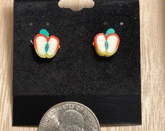 Fruit (Apple) Stud Earrings