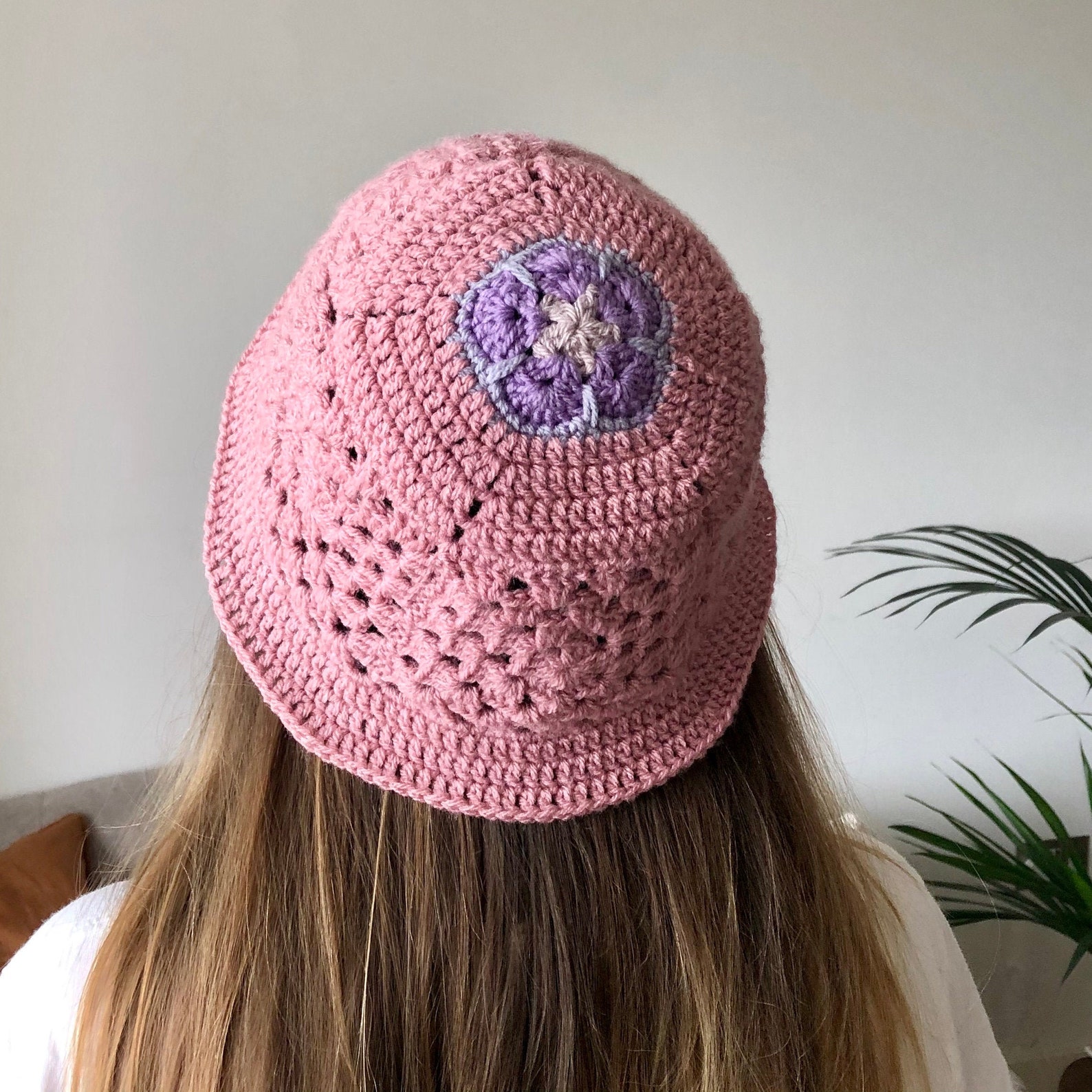 Granny Square Bucket Hat Crochet Pattern Crochet Bucket Hat Etsy