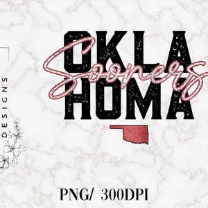 Oklahoma - Sooners - Sublimation - PNG