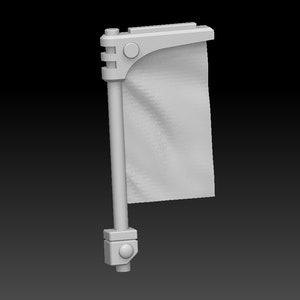 Tech Banner Single Support Rail (x3)