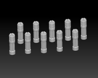Gatling Cannon Barrels   (x10)
