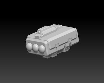 Mounted Single Row Missile Launcher (set)