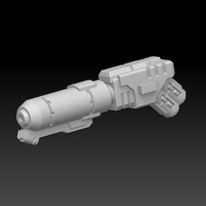 Single Barrel Flamer (set) - compatible w 40k Tau Crisis Suit