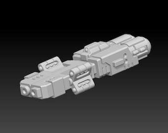 Mounted Dual Barrel Cycling Blaster (x3)