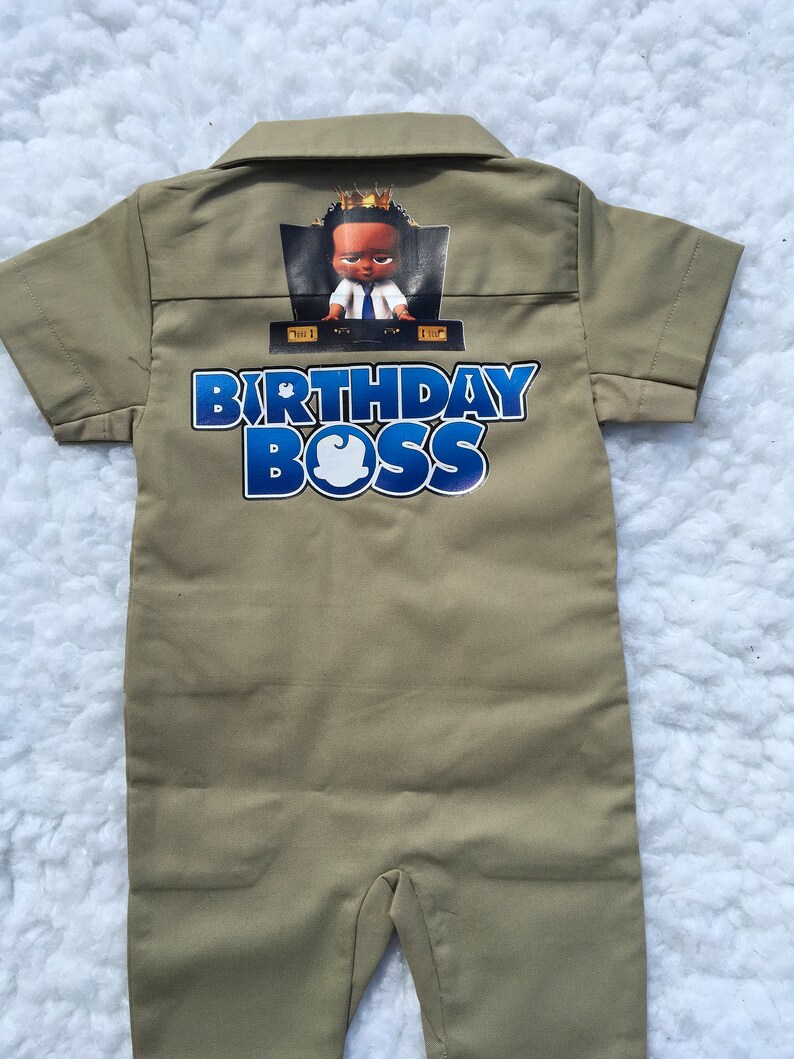Baby Boy Boss afro Coverall Set Etsy