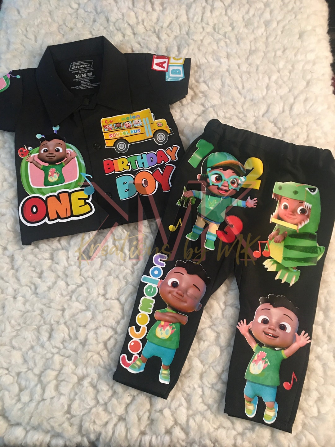 Melon Babies 2pc Dickie Set Etsy