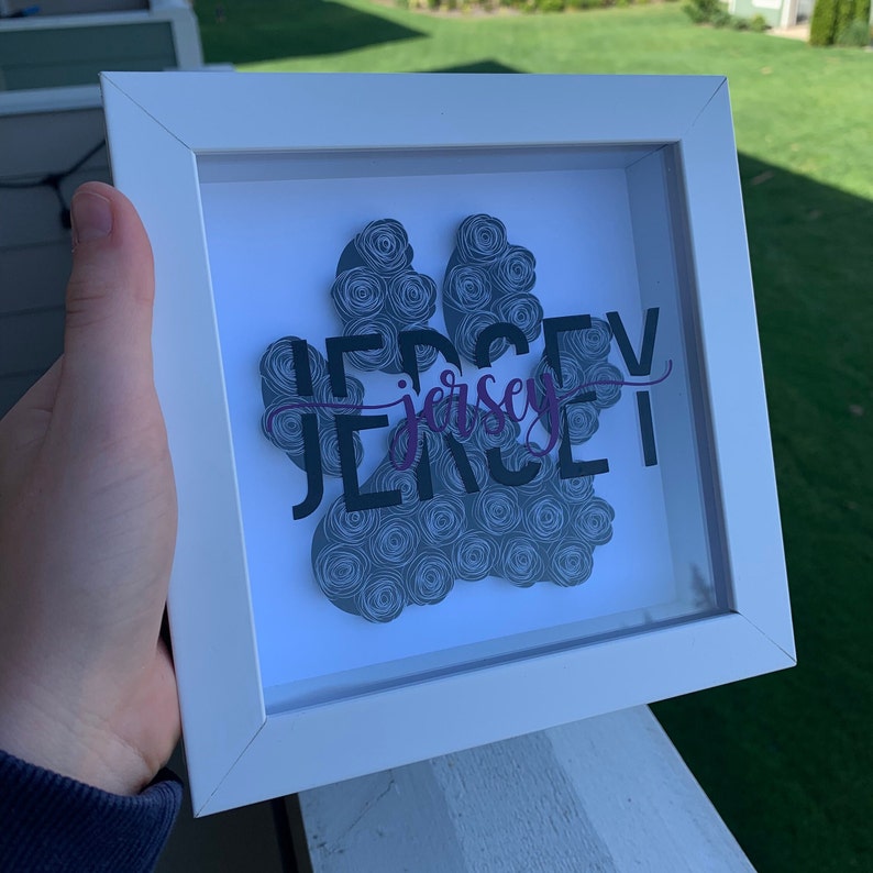 Custom Animal Paw Box Etsy