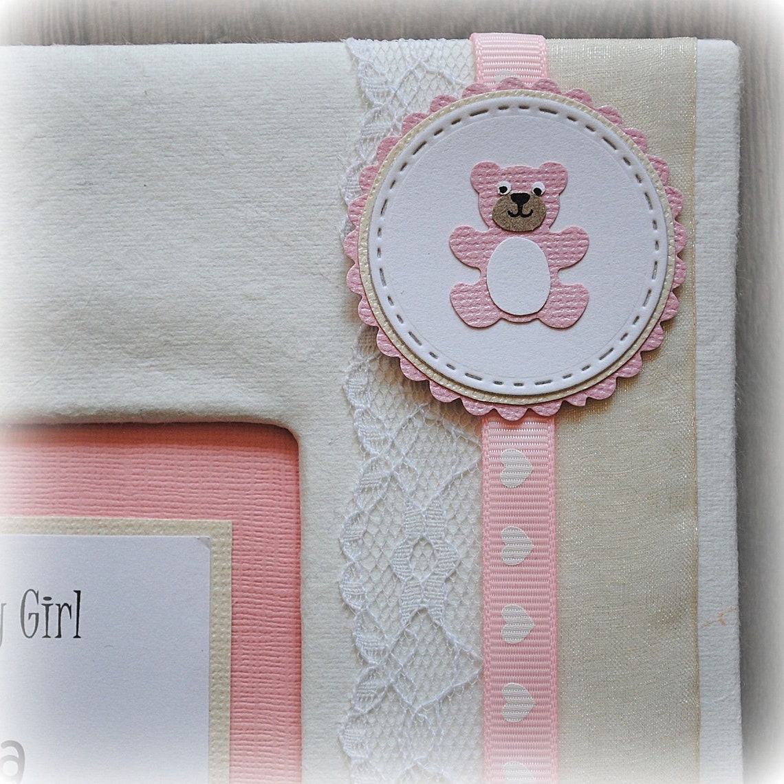 A Baby Girl PHOTO ALBUM Personalised Handmade Boxed Etsy