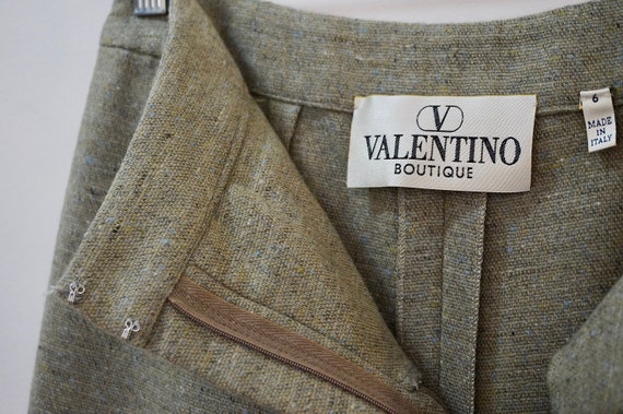 Vintage VALENTINO BOUTIQUE Cashmere + Silk Trouse… - image 4