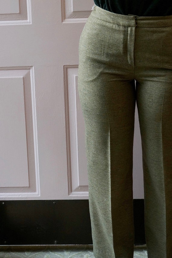 Vintage VALENTINO BOUTIQUE Cashmere + Silk Trouse… - image 2