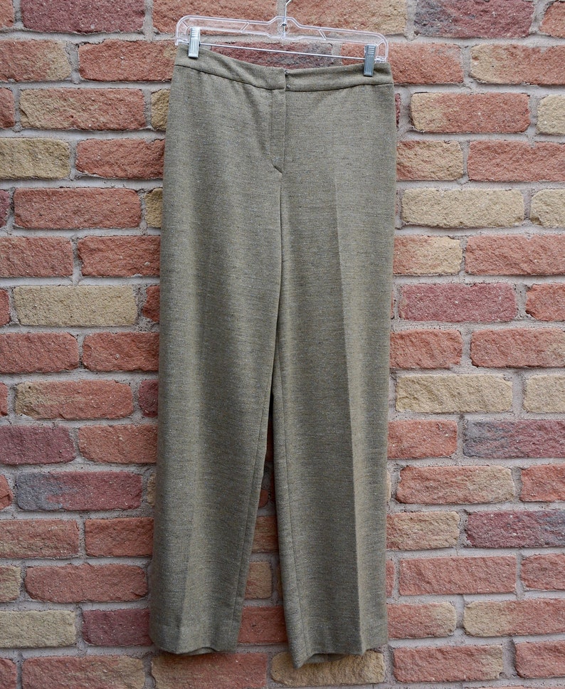Vintage VALENTINO BOUTIQUE Cashmere Silk Trousers size 6 image 1