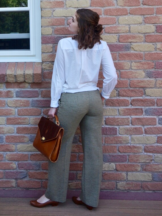 Vintage VALENTINO BOUTIQUE Cashmere + Silk Trouse… - image 3