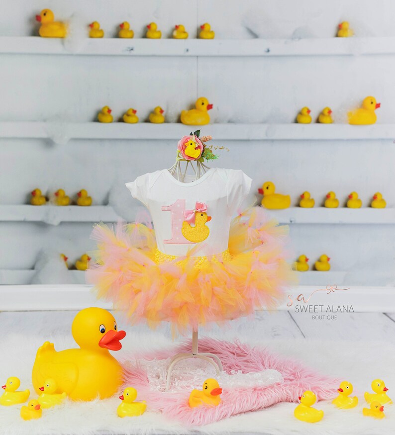 Rubber Duck Headband Rubber Duck Birthday Duck First Birthday Etsy