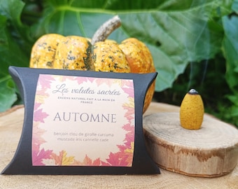 AUTUMN incense cones | 100% NATURAL and ARTISANAL | Handmade | First quality | Made in France