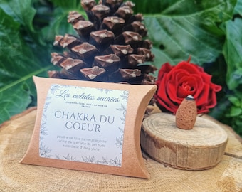 HEART Chakra Incense Cones | 100% NATURAL and ARTISANAL| Handmade | First quality | Made in France