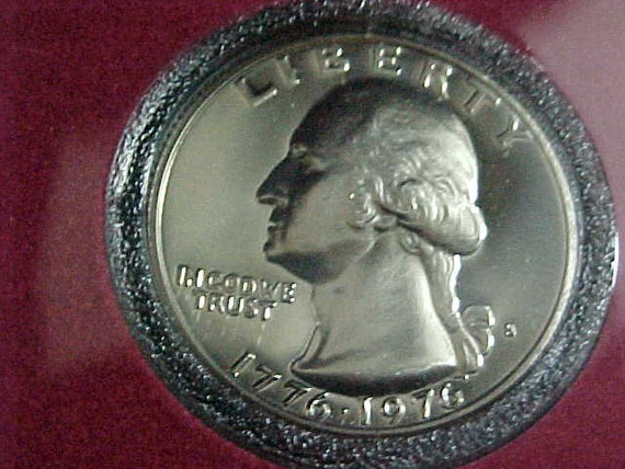 1976-S Proof Washington Bicentennial Quarter
