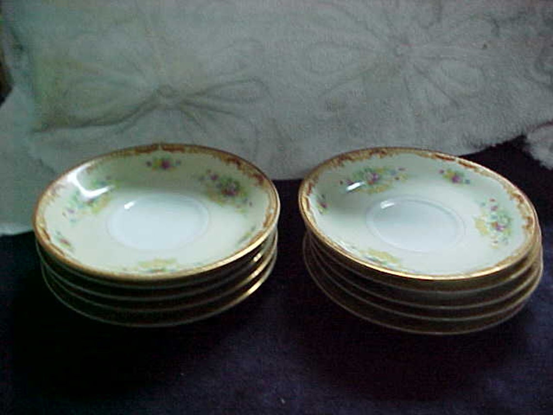 19 Saucers Adline China Made in Occupied Japan | Etsy Adline China Made In Occupied Japan