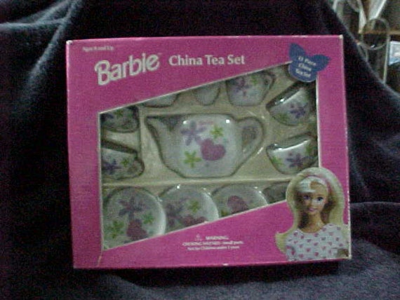 barbie china tea set