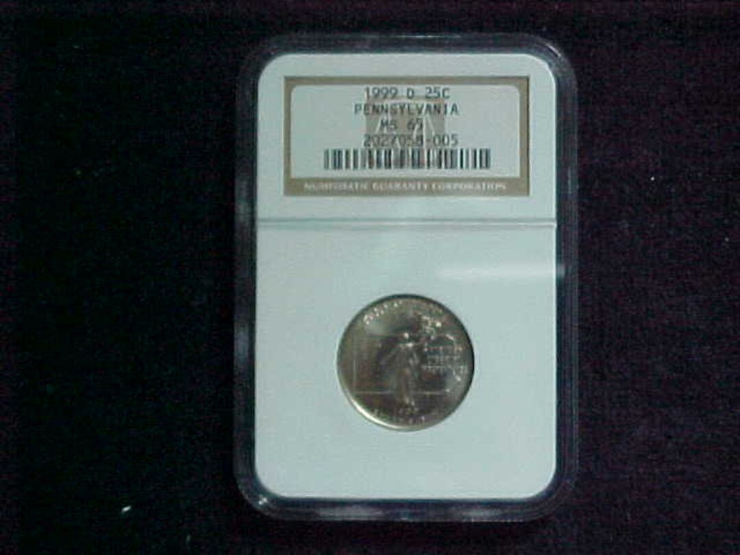 1999 D PENNSYLVANIA State Quarter NGC MS65 Etsy