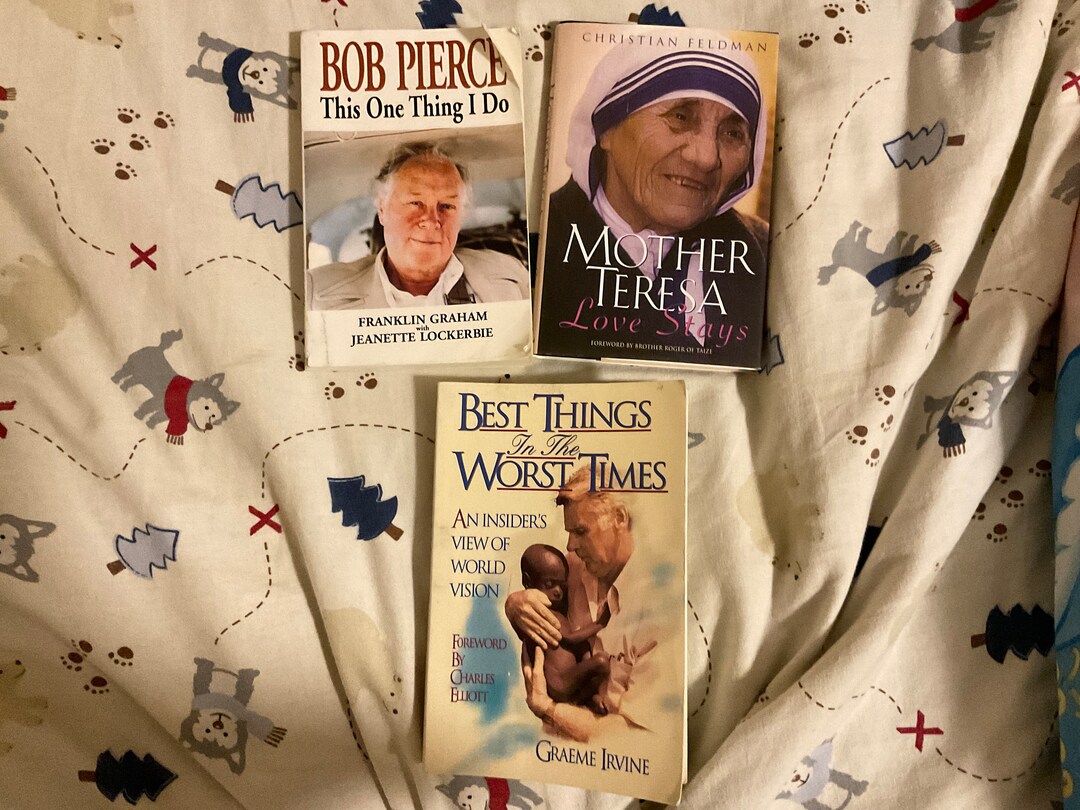 Christian Missionary Books Samaritans Purse World Vision Mother Teresa