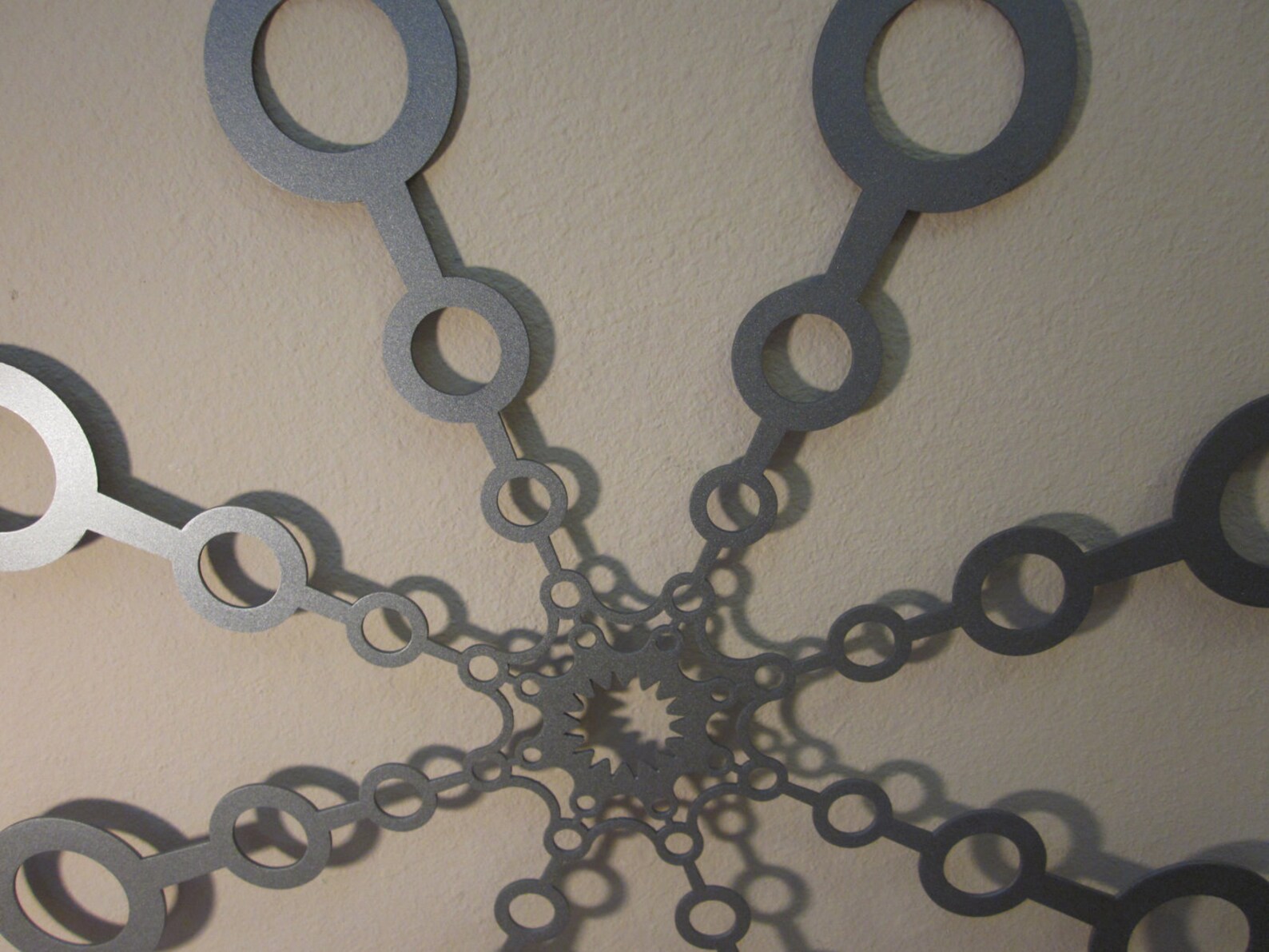 Geometric Metal Art Etsy