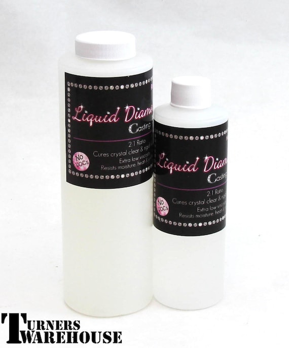 Clear Epoxy Resin for Decorative Casting and Crafting - Liquid Diamonds Casting Epoxy Resin The 1.5 Gallon Kit