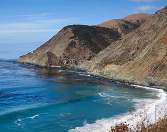 Big Sur landschap / kustlijn / Big Sur Picture / digitale Download / Californië kust fotografie