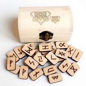Elder Futhark Runes in a Box, Runes for Divination, Nordic Runes ...