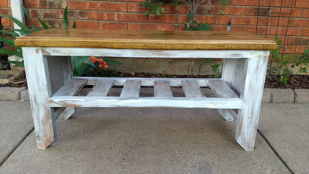Rustic Bench Tops Rustic Bench - Etsy