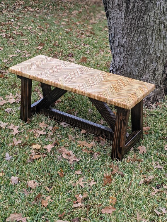 Herringbone bench deals