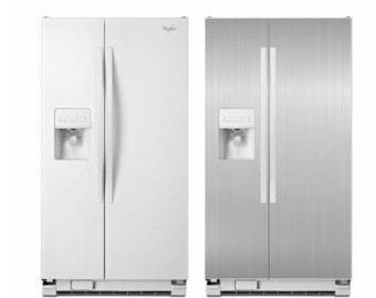 Brushed Stainless Steel Refrigerator Cover - Give Your Old Fridge New Life with a Fridge Skin!