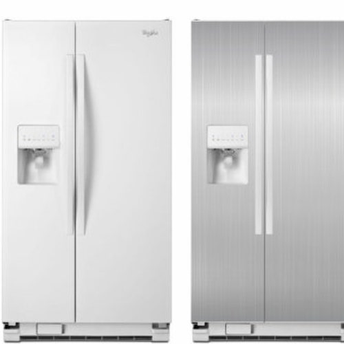 Brushed Stainless Steel Refrigerator Cover Give Your Old Etsy