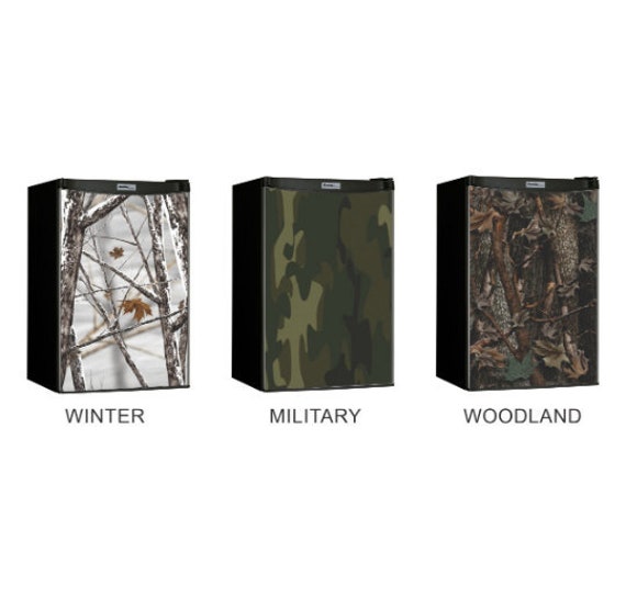 Camo Mini Refrigerator Magnetic Skin Cover - 24" x 30", Great for Dorm, Office or Garage Fridges!