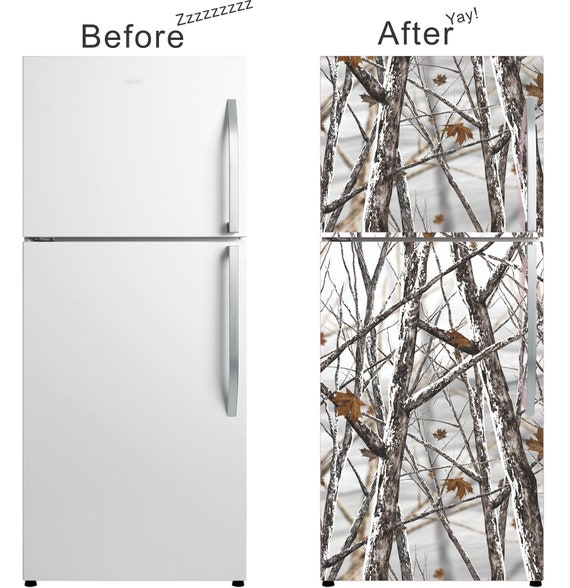 Full Size Magnetic Camo Fridge Skin Cover Give Your Kitchen a New Look or  Spruce up Your Garage Refrigerator 