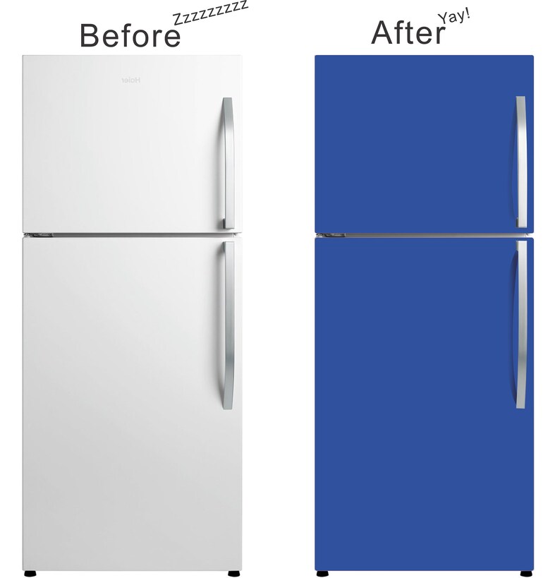 Solid Color Vinyl Fridge Skins Cover Your Beatup Etsy