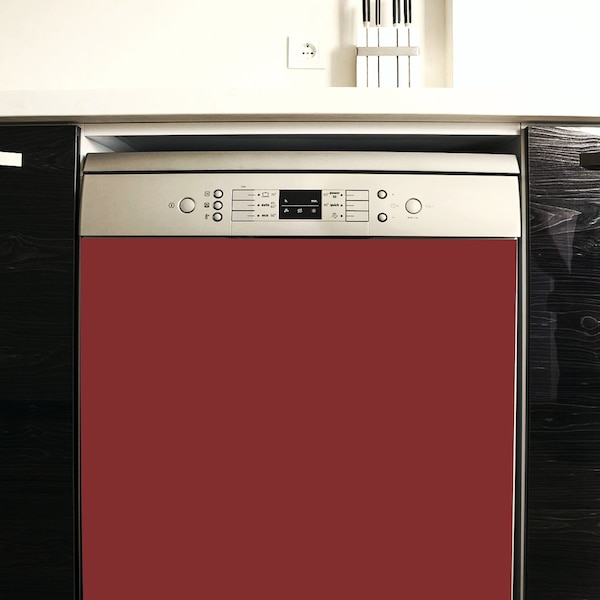 Solid Color Magnetic Dishwasher Cover - Easy to Install, Easy to Trim - Give Your Kitchen a New Look! FREE Shipping!